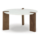 Signature Design by Ashley Isanti T652-8 Round Cocktail Table IMAGE 1