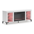 Signature Design by Ashley Brollevi W2722-168 TV Stand with Fireplace IMAGE 4