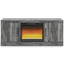 Signature Design by Ashley Baystorm W221W2 64" TV Stand with Electric Fireplace IMAGE 2