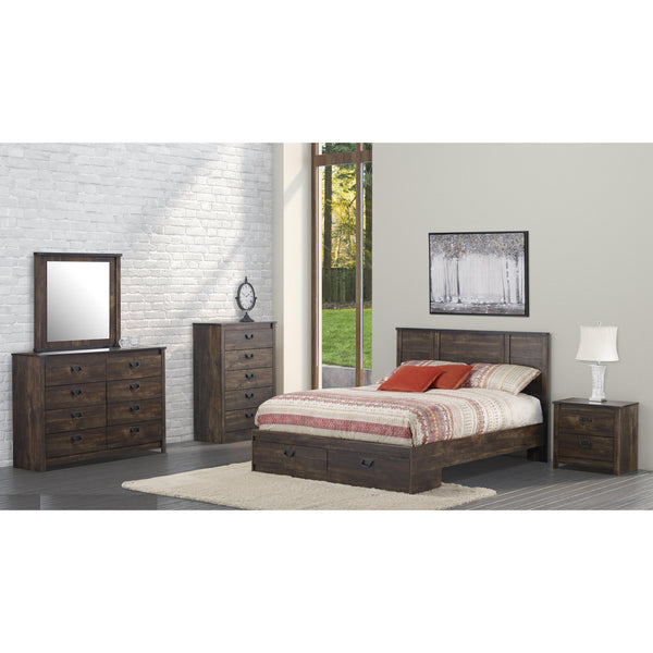 Dynamic Furniture Hunter 634 7 pc Queen Bedroom Set IMAGE 1