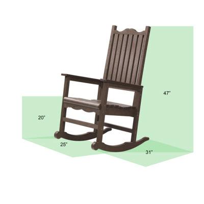 C.R. Plastic Products Generation C05-02 Porch Rocker - White IMAGE 2