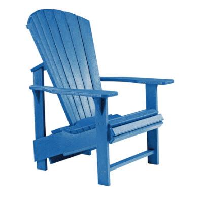 C.R. Plastic Products Generation C03-03 Upright Adirondack - Blue IMAGE 1