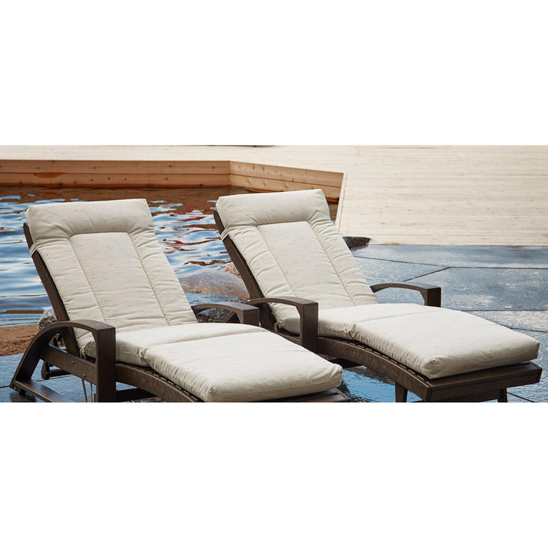 C.R. Plastic Products St. Tropez L38-18 Chaise Lounger - Slate IMAGE 6