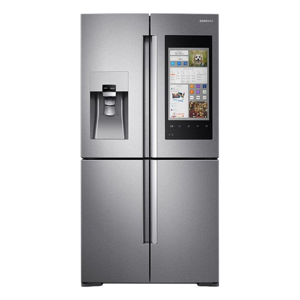 22 cu. ft. 4-Door Counter-Depth Refrigerator, 36'', Family Hub, Wi-Fi, Stainless Steel