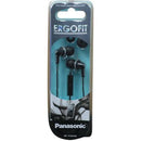 Panasonic In-Ear Headphones with Built-in Microphone RP-TCM125-K IMAGE 2