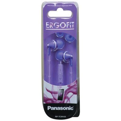 Panasonic In-Ear Headphones with Built-in Microphone RP-TCM125-V IMAGE 2