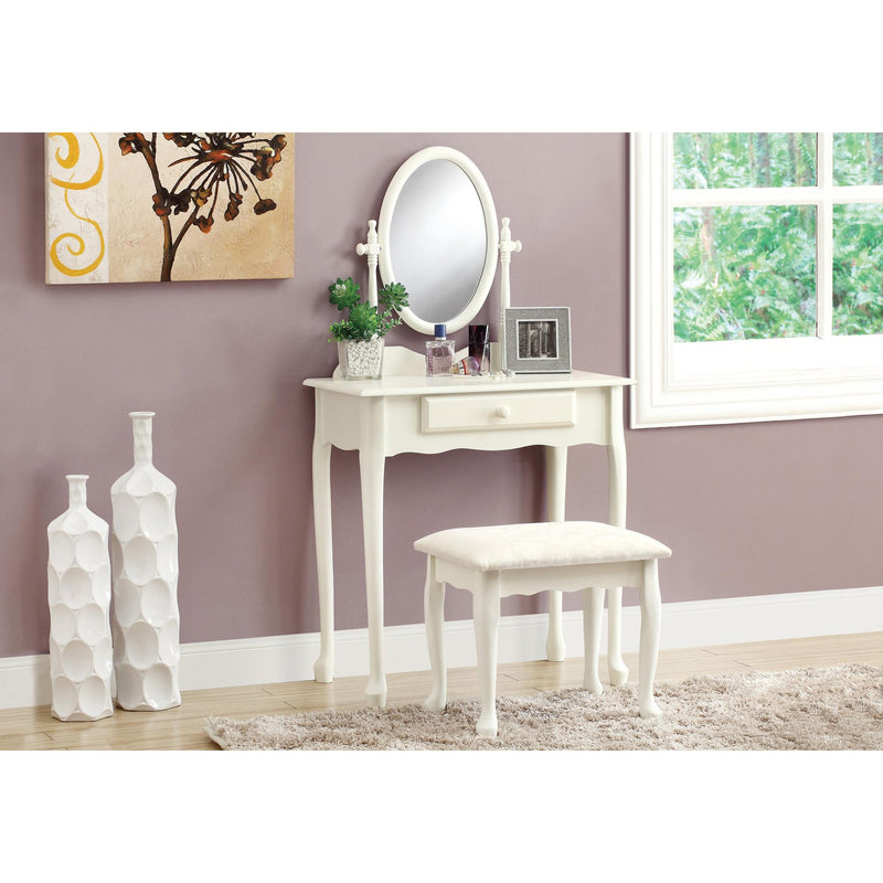 Monarch 1-Drawer Vanity Set I 3412 IMAGE 2