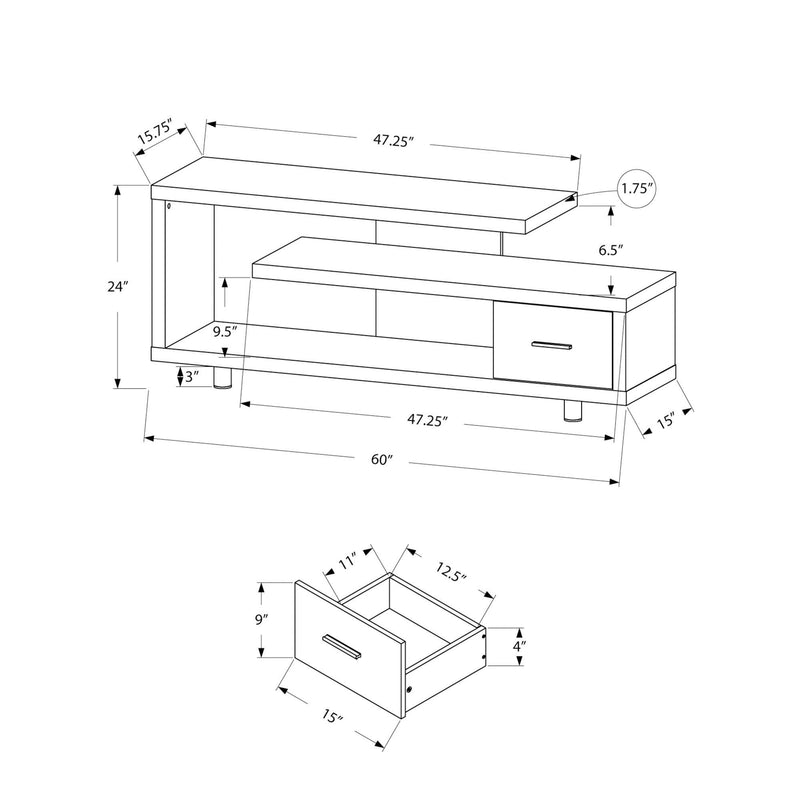 Monarch Flat Panel TV Stand I 2573 IMAGE 5