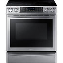  Samsung 30-inch Slide-in Electric Induction Range with Virtual Flame Technology™ NE58K9560WS/AA IMAGE 1