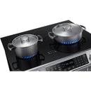  Samsung 30-inch Slide-in Electric Induction Range with Virtual Flame Technology™ NE58K9560WS/AA IMAGE 4