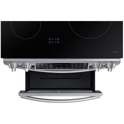 Samsung 30-inch Slide-in Electric Induction Range with Virtual Flame Technology™ NE58K9560WS/AA IMAGE 6