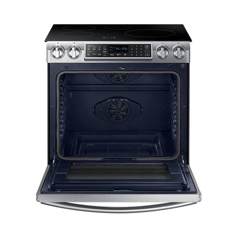 Samsung 30-inch Slide-in Electric Induction Range with Virtual Flame Technology™ NE58K9560WS/AA IMAGE 8