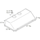 Bertazzoni 48-inch Under-Cabinet Range Hood KU48PRO2X/14 IMAGE 2