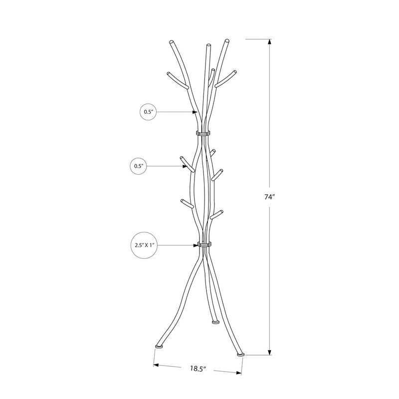 Monarch Coat Racks Coat Rack I 2062 IMAGE 10