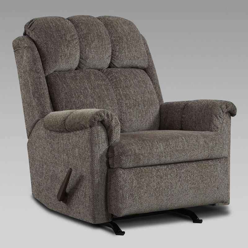 Affordable Furniture Mfg Tahoe Fabric Recliner Tahoe 2100 Recliner - Grey IMAGE 1