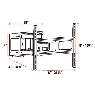 Sonora Tilting Mount for 37" TVs SMB64 IMAGE 2