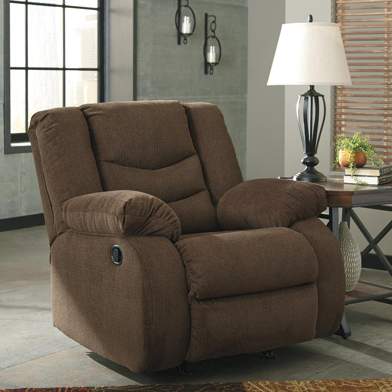 Signature Design by Ashley Tulen Rocker Fabric Recliner 9860525 IMAGE 3