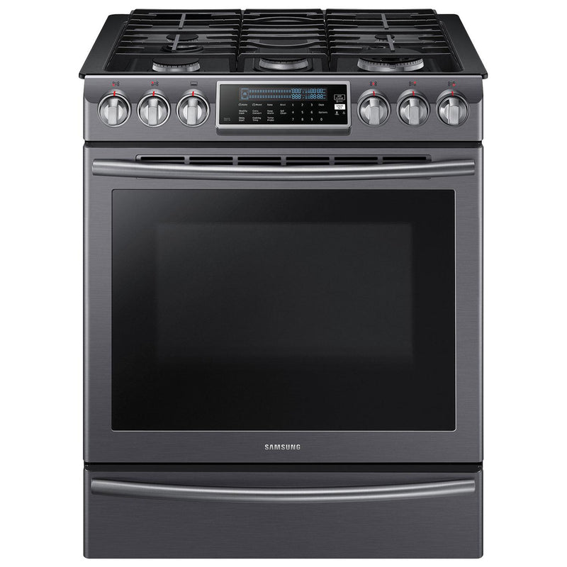 Samsung 30-inch Slide-In Gas Range NX58K9500WG/AA IMAGE 1