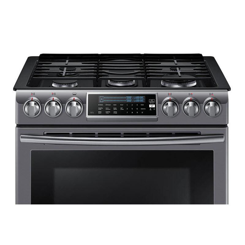 Samsung 30-inch Slide-In Gas Range NX58K9500WG/AA IMAGE 3