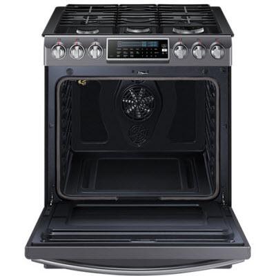 Samsung 30-inch Slide-In Gas Range NX58K9500WG/AA IMAGE 5