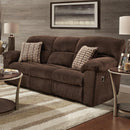 Affordable Furniture Mfg Chevron Reclining Fabric Sofa Chevron 1403 Reclining Sofa (Mink) IMAGE 1