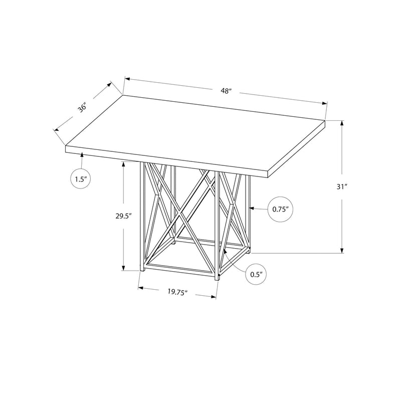 Monarch Dining Table with Pedestal Base I 1043 IMAGE 5