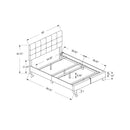  Monarch Full Upholstered Panel Bed I 5922F IMAGE 5