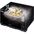  Panasonic 1.0 cu. ft. Countertop Microwave Oven with Steam Cooking NN-DS58HB IMAGE 2