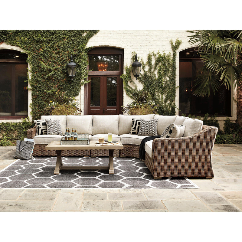 Signature Design by Ashley Beachcroft P791P7 4 pc Outdoor Seating Set IMAGE 3