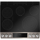  GE Profile 30-inch Slide-In Electric Range PCS940EMES IMAGE 2