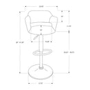  Monarch Adjustable Height Stool I 2382 IMAGE 5