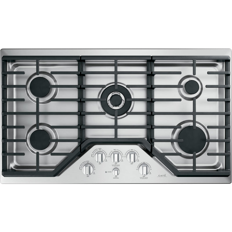 Café 36-inch Built-In Gas Cooktop CGP95362MS1 IMAGE 1