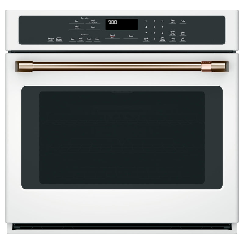 Café 30-inch, 5.0 cu.ft. Built-in Single Wall Oven with True European Convection CTS90DP4MW2 IMAGE 1