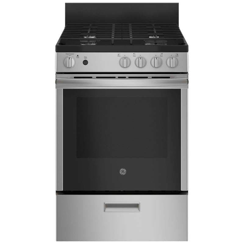 GE 24-inch Freestanding Gas Range JCGAS640RMSS IMAGE 1