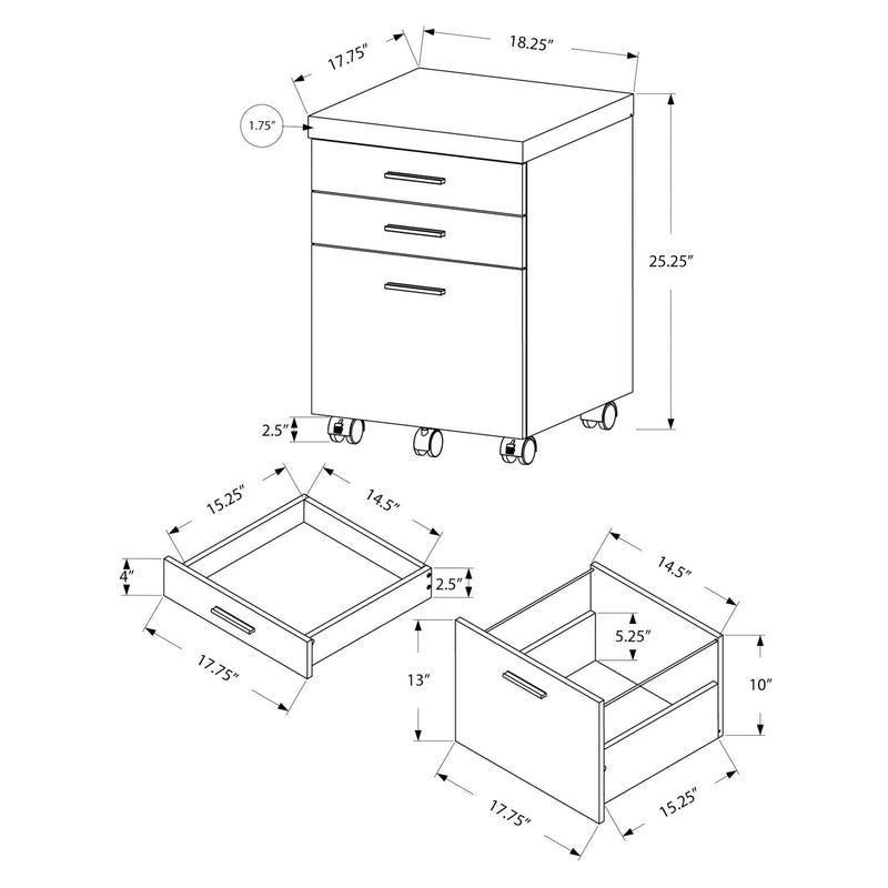 Monarch Filing Cabinets Vertical I 7400 IMAGE 11