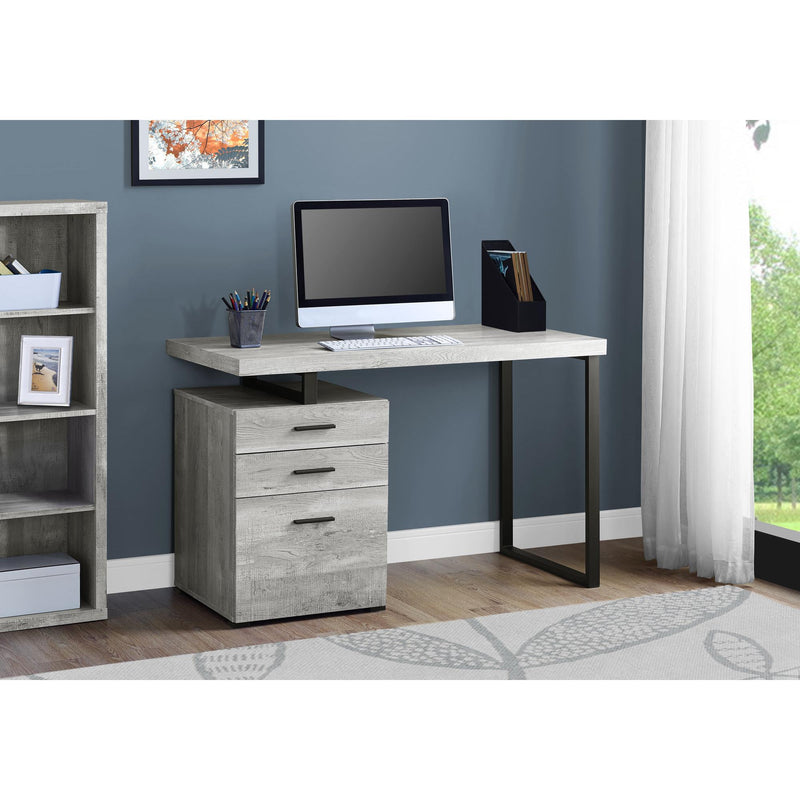 Monarch Computer Desk - Grey/Black I 7409 IMAGE 2