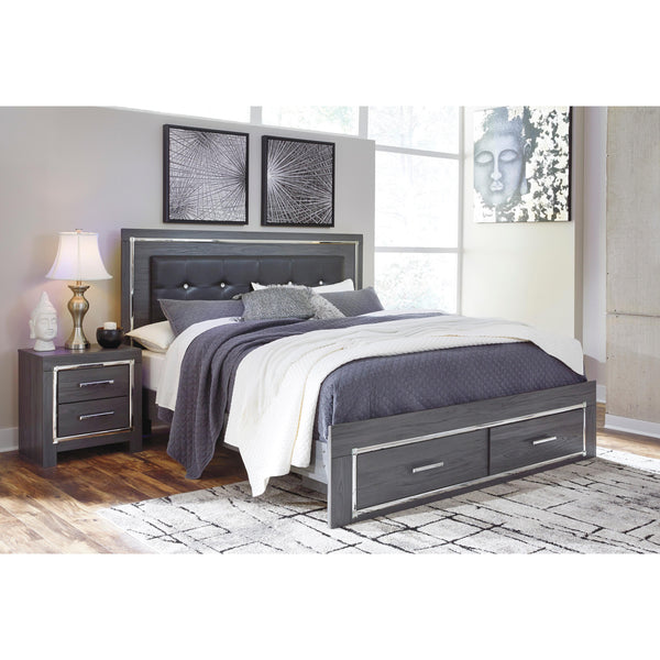 Signature Design by Ashley Lodanna King Panel Bed with Storage B214-58/B214-56S/B214-97 IMAGE 1