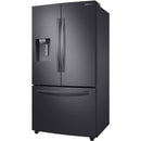  Samsung 36-inch, 23 cu.ft. Counter-Depth French 3-Door Refrigerator with External Water and Ice Dispensing System RF23R6201SG/AA IMAGE 2