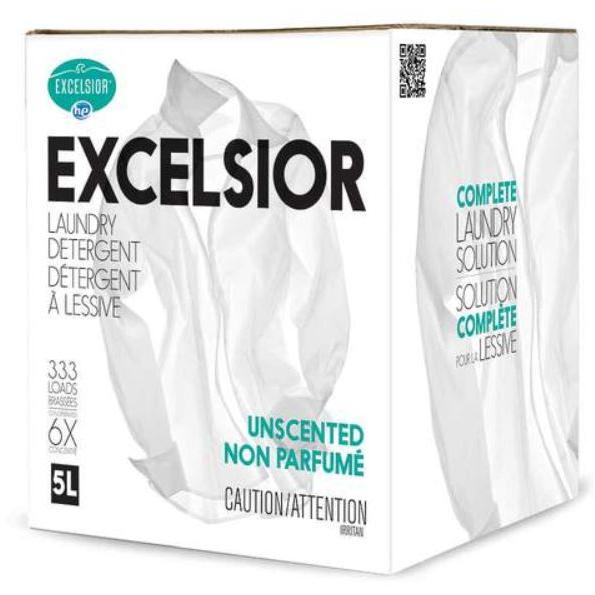 Excelsior He 5L Liquid Detergent Unscented with 250ml Stain Remover SOAPNF5STA-C IMAGE 1