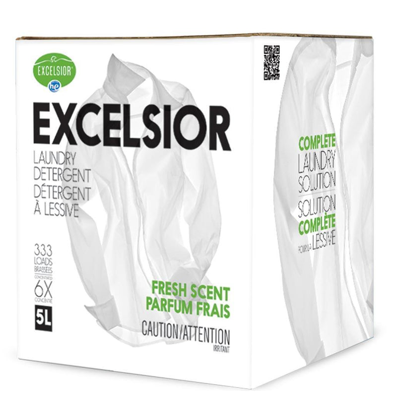 Excelsior He 5L Liquid Detergent Fresh Scent with 250ml Stain Remover SOAP5STA-C IMAGE 2