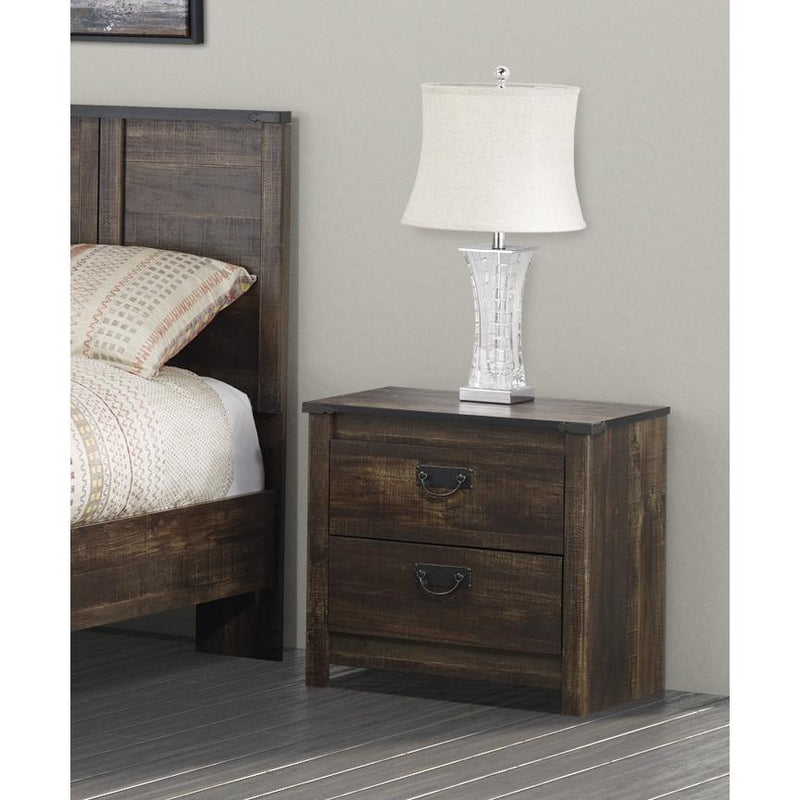 Dynamic Furniture Hunter 2-Drawer Nightstand 634-222 IMAGE 1