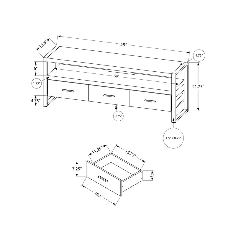 Monarch TV Stand with Cable Management I 2820 IMAGE 5