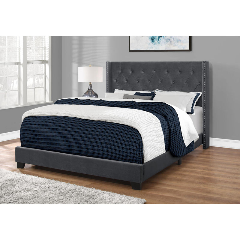 Monarch Queen Upholstered Platform Bed I 5986Q IMAGE 2