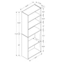  Monarch Bookcases 5+ Shelves I 7468 IMAGE 5