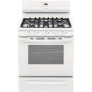  Frigidaire 30-inch Freestanding Gas Range with Even Baking Technology FCRG3052AW IMAGE 1