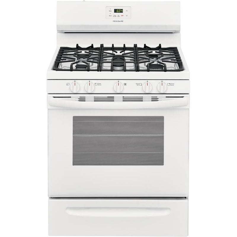 Frigidaire 30-inch Freestanding Gas Range with Even Baking Technology FCRG3052AW IMAGE 1