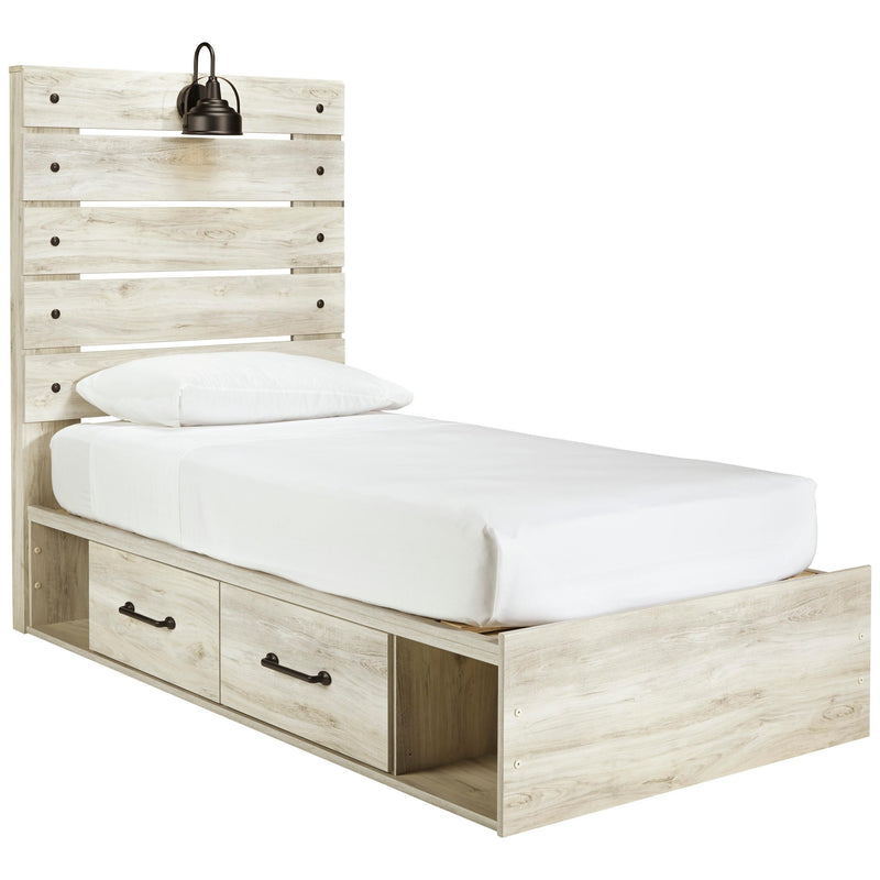 Signature Design by Ashley Cambeck B192B13 Twin Panel Bed with 2 Storage Drawers IMAGE 1