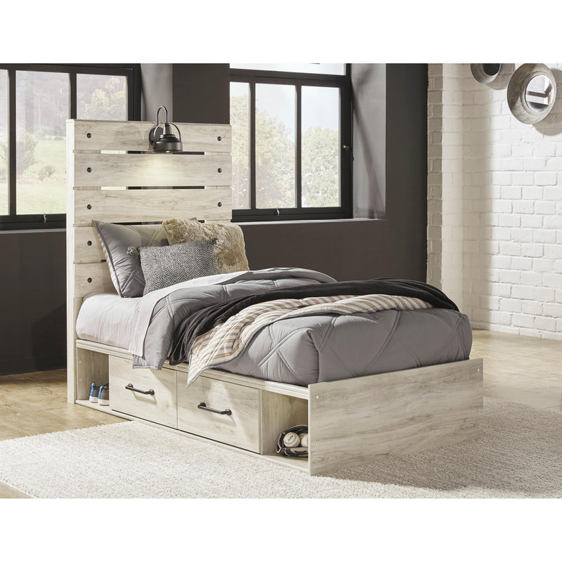 Signature Design by Ashley Cambeck B192B13 Twin Panel Bed with 2 Storage Drawers IMAGE 5