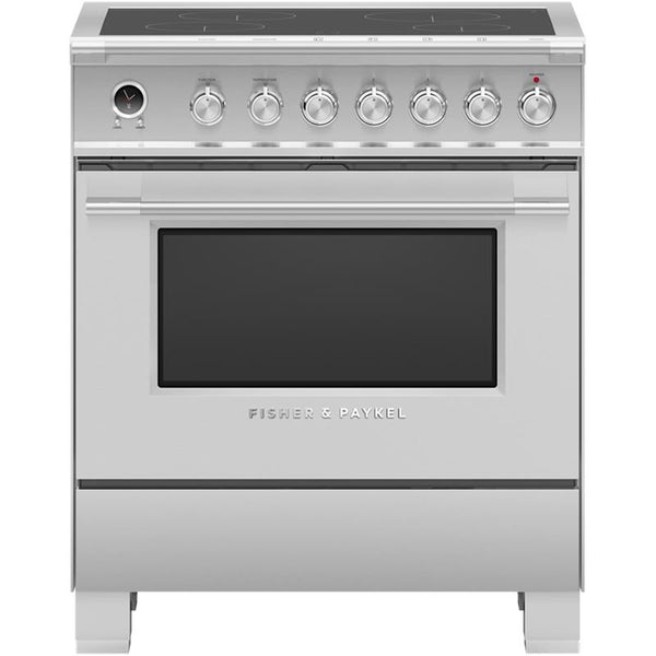 Fisher & Paykel 30-inch Freestanding Electric Range with Induction Technology OR30SCI6X1 IMAGE 1