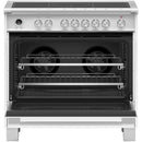 Fisher & Paykel 36-inch Freestanding Electric Range with Induction Technology OR36SCI6W1 IMAGE 2